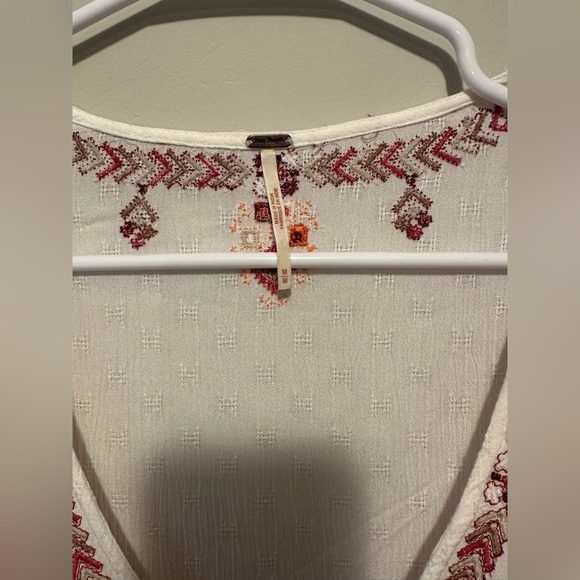 Free People Arianna Tunic in Ivory Size M - Picture 4 of 11